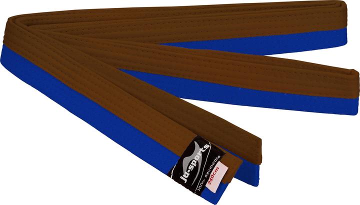 Ju-Sports Budogürtel blau/braun (halb/halb)