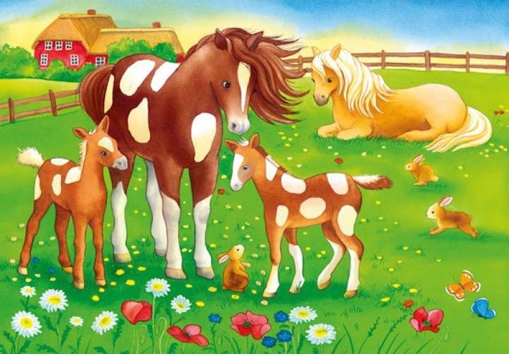 Actual product image Ravensburger Flowing manes 2x (12 pieces)
