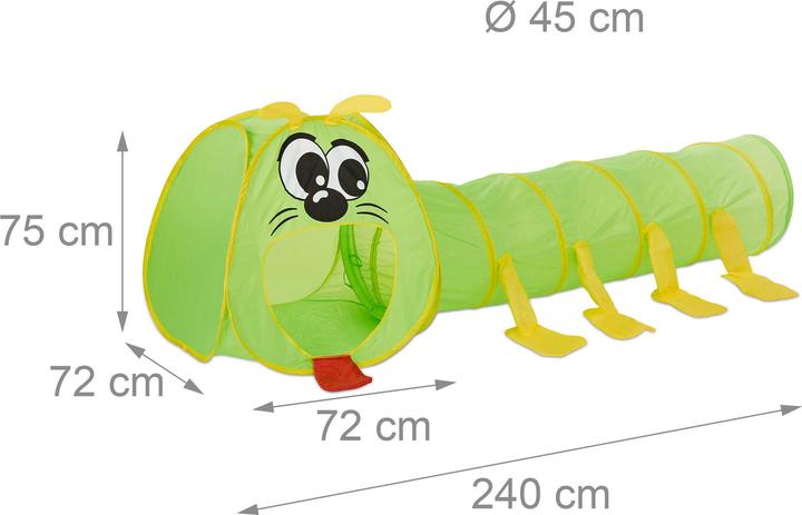 Actual product image Relaxdays Caterpillar