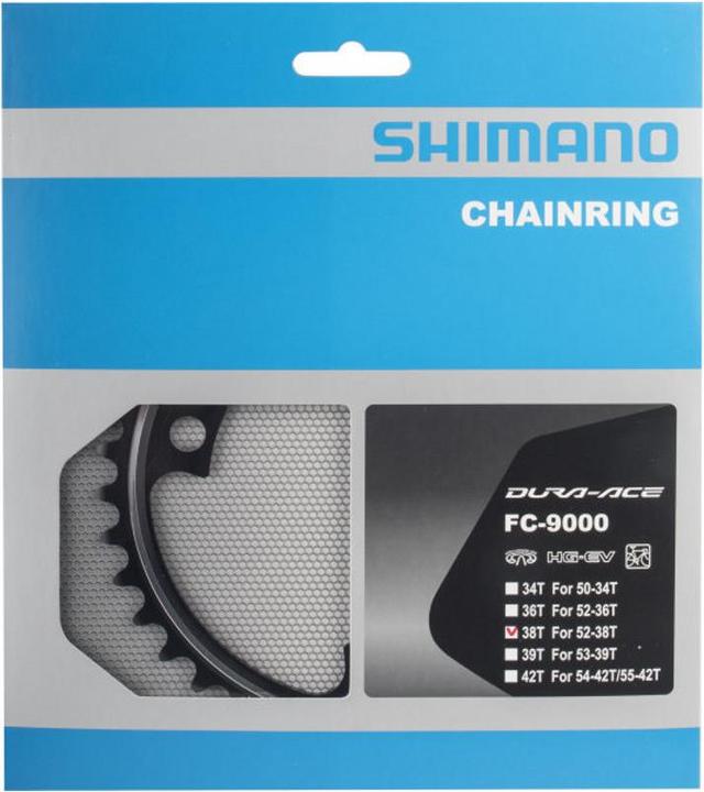 Actual product image Shimano Dura-Ace FC-9000 chainring 11-speed MC (38)