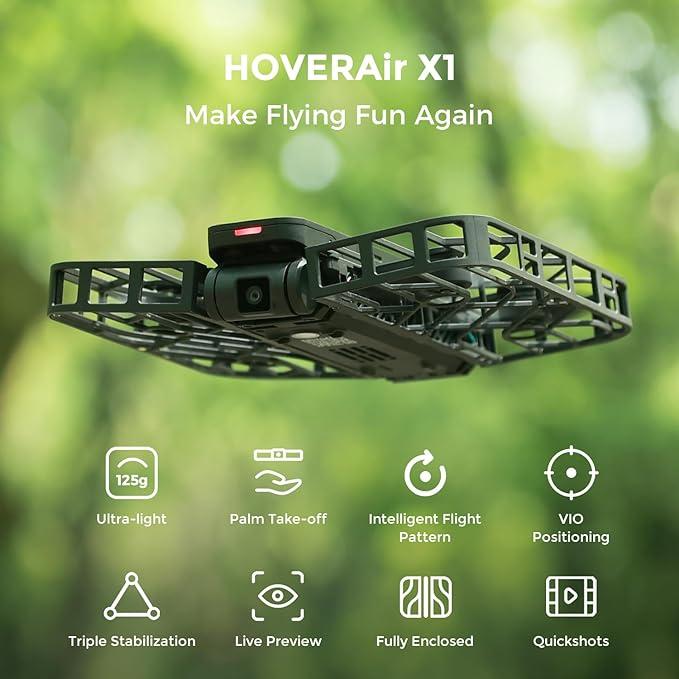Immagine prodotto HoverAir X1 Standard (11 min, 125 g, 12 Mpx)