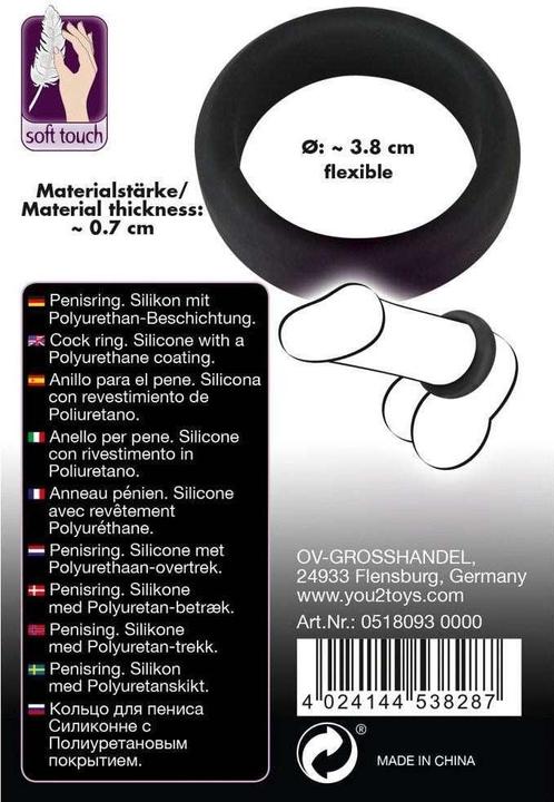 Image du produit Black Velvets Large anneau pénien (3.80 cm)