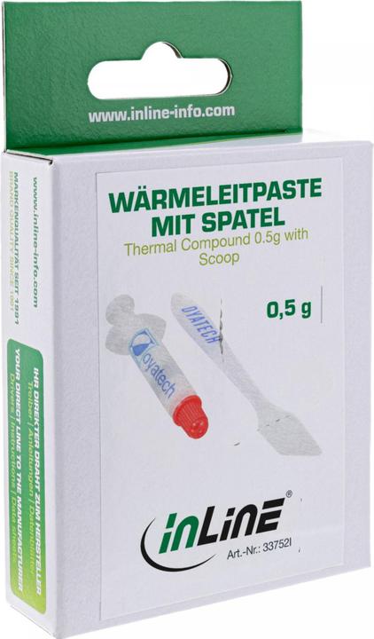 Image du produit InLine Pâte conductrice thermique (1.73 W/m K, 0.50 g)