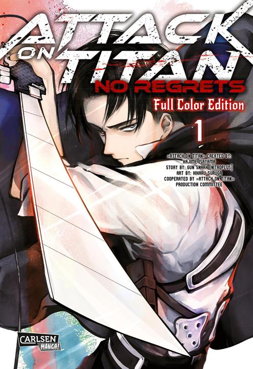 Produktbild Attack On Titan - No Regrets Full Colour Edition 1 (Deutsch, Hajime Isayama, 2018)