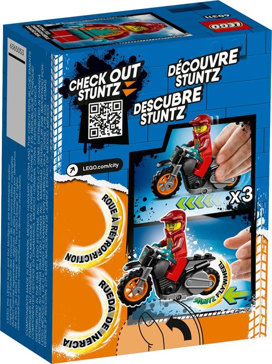 Actual product image LEGO Fire stunt bike (60311, LEGO City)