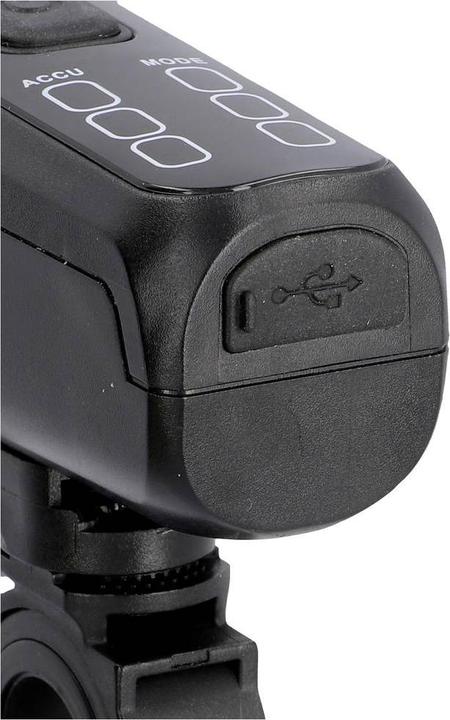 Actual product image Fischer Bicycle lighting set TWIN-60/30/15 LED black (180 lm)