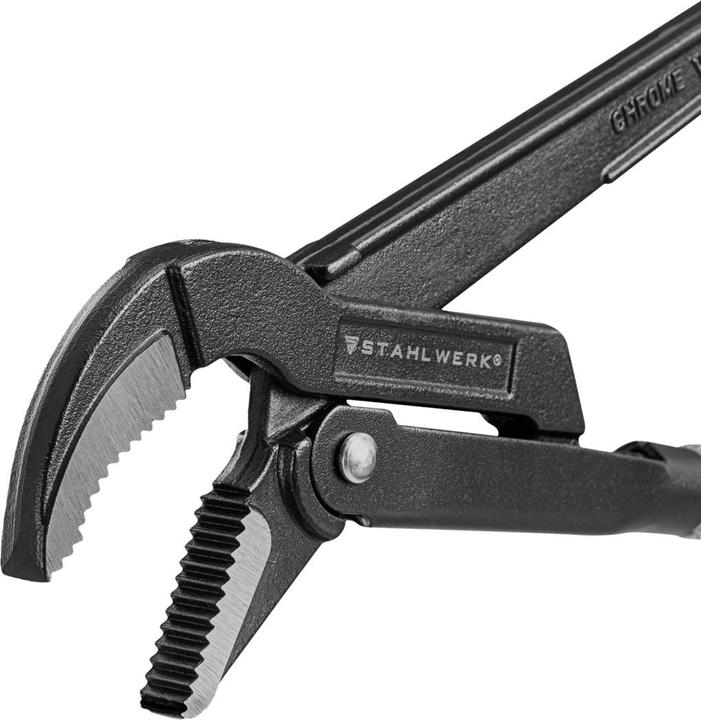 Actual product image Stahlwerk Pipe wrenches set of 3 1, 1.5, 2 inch chrome vanadium water pump pliers (535 mm)