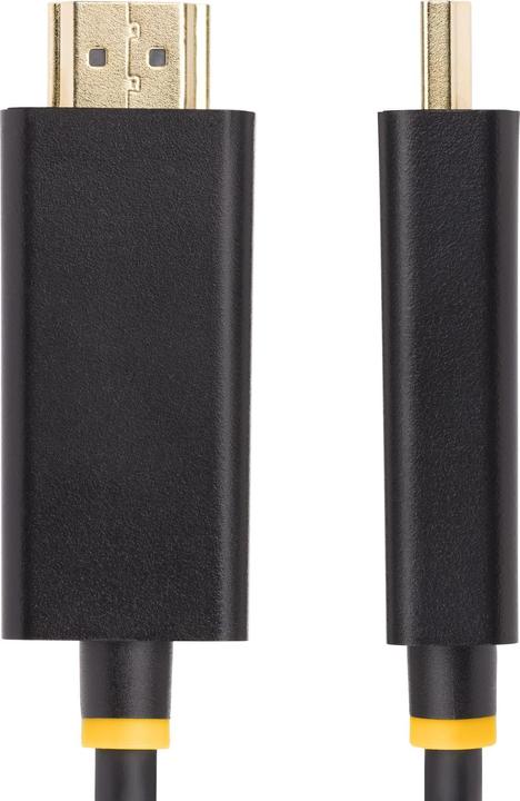 Actual product image StarTech com 3.3ft (1m) DisplayPort to HDMI Adapter Cable, 4K 60Hz with HDR, DP to HDMI 2.0b, Active (1 m, DisplayPort)