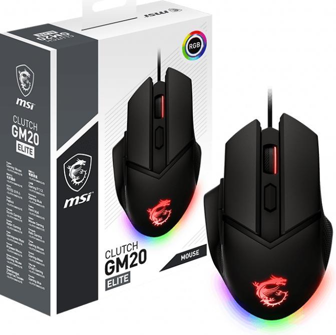 Actual product image MSI Clutch GM20 Elite (Cable)