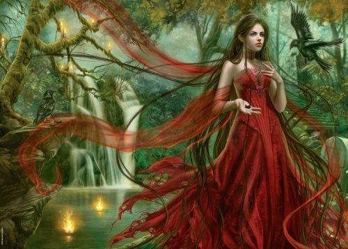 Actual product image Heye Cris Ortega: Red - Puzzle (3000 pieces)