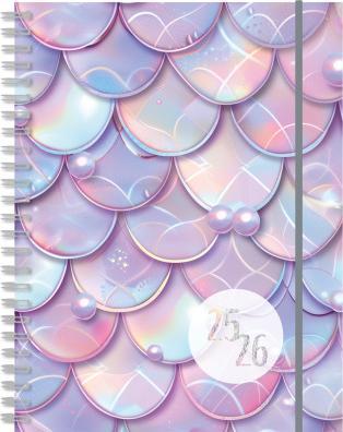 Image du produit Simplex Agenda scolaire niveau 24/25 500430.25 1W/2S 17M noir ML 12x16.5cm (12 x 16,5 cm, Allemand)