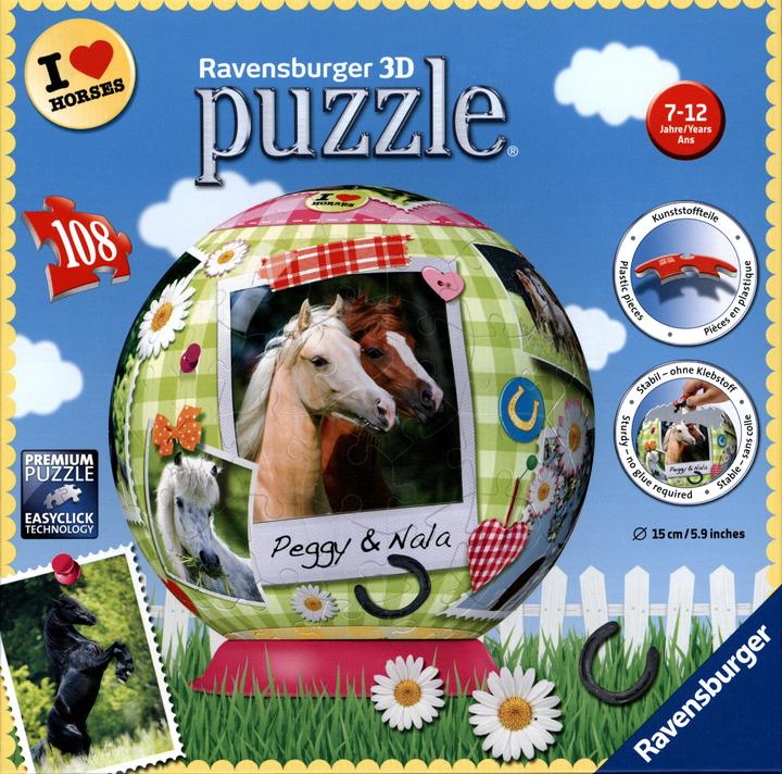 Immagine prodotto Ravensburger Tutti i miei cavalli preferiti Palla (108 pezzi)