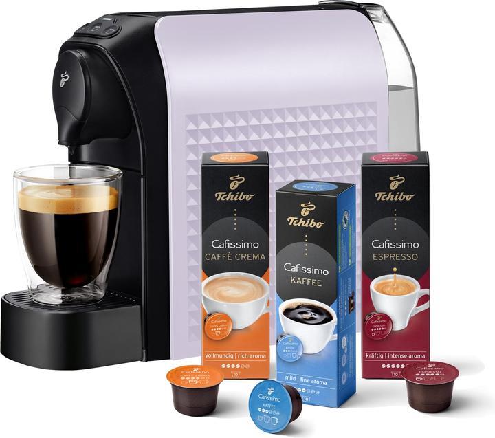 Produktbild Tchibo Cafissimo "easy" Kapselmaschine inkl. 30 Kapseln, Powder Lavender