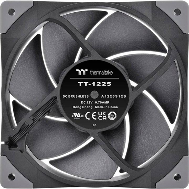 Produktbild Thermaltake 120mm GT12 PC Cooling Fan TT Premium Edition Black - 1 Pack (120 mm, 1 x)