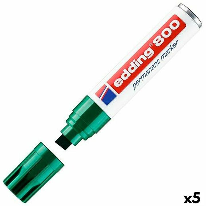 Actual product image Edding Permanent marker 800 (Green, 12 mm, 5 x)