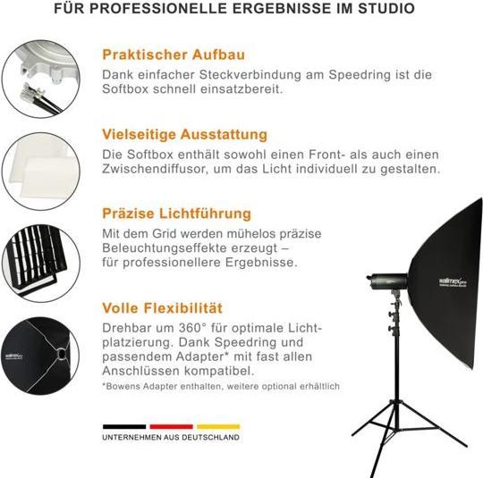 Image du produit Walimex pro Boîte à lumière essentielle 80x120 (Boîte à lumière)
