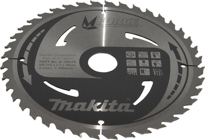 Actual product image Makita DISC SAW 210x30mm 24 TEETH MFORCE