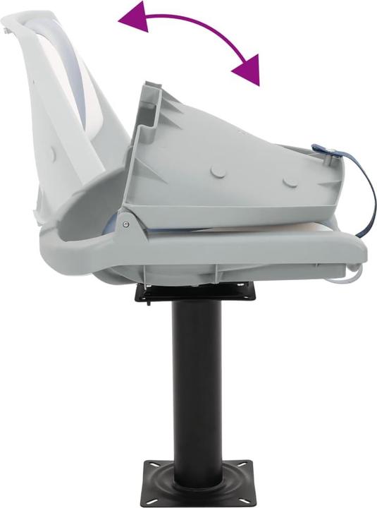 Produktbild VidaXL Bootssitze mit Podest 2 Stk. 360° Drehbar
