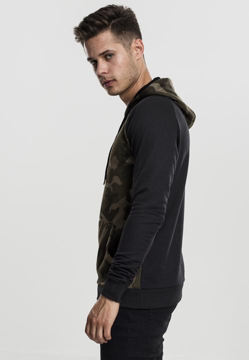 Immagine prodotto Urban Classics Felpa con cappuccio Camo Contrast Raglan (M)
