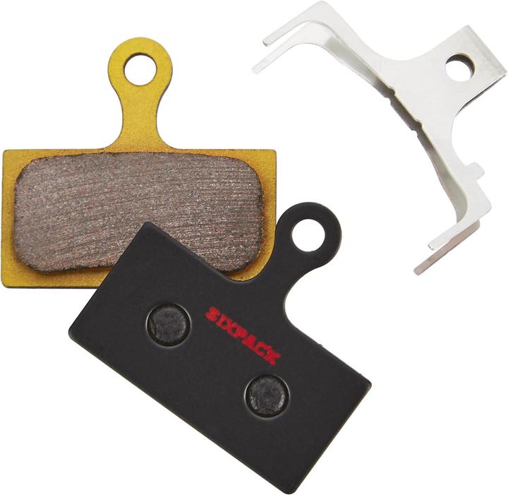 Produktbild Sixpack Shimano XTR XT SLX Bremsbeläge gesintert (Shimano, Sintermetall)