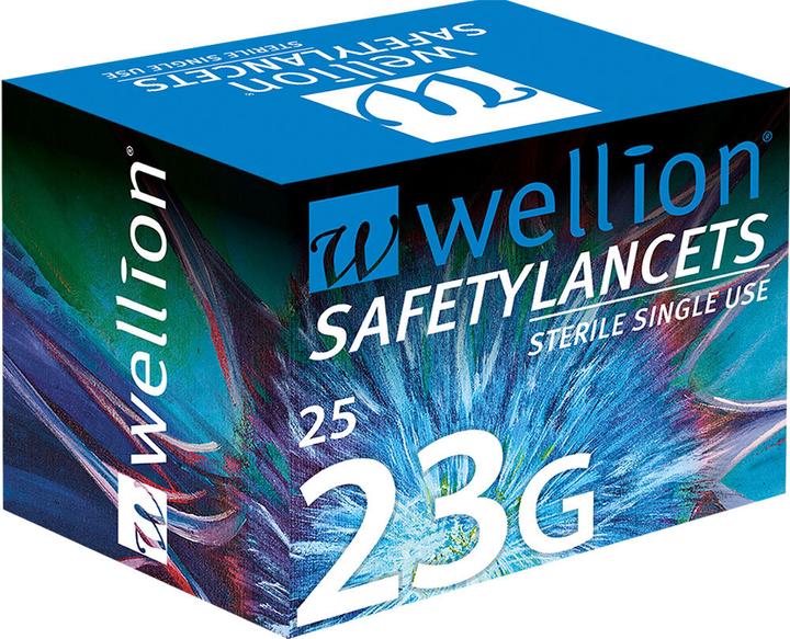 Produktbild Wellion Sicherheitslanzetten 23G (Safetylancets) 200 Lanzetten (Lanzette)