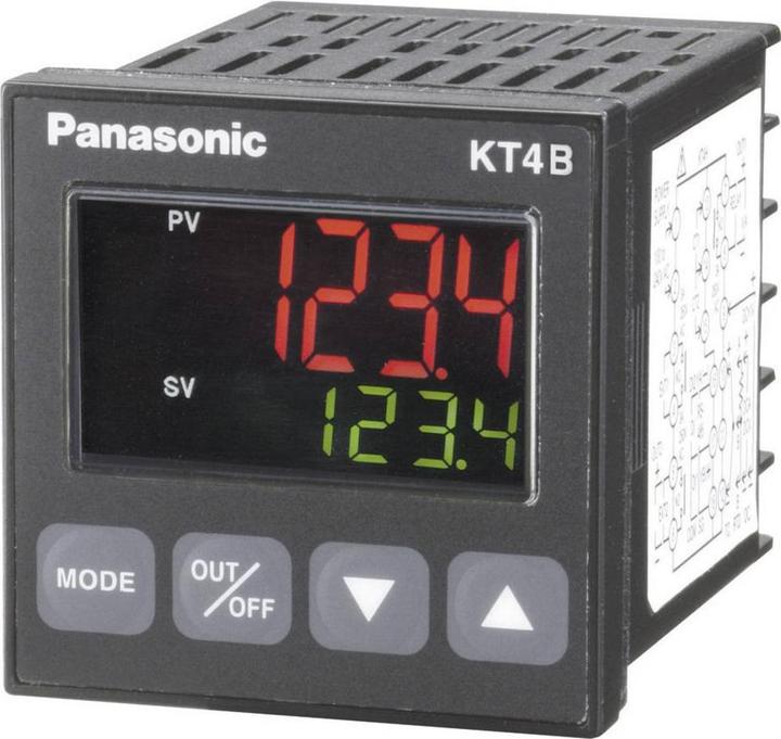 Produktbild Panasonic Temperaturregler KT4B AKT4B113100 100 - 240 V/AC Ausgnge Strom 4 bis 20 mA Einbaumae 45