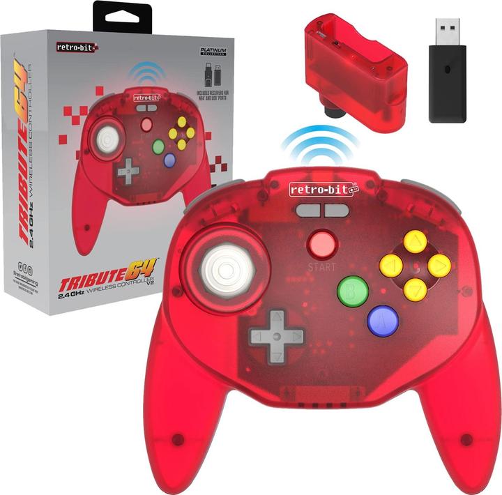 Image du produit retro-bit Tribute 64 2.4GHz (Mac, Switch, PC)