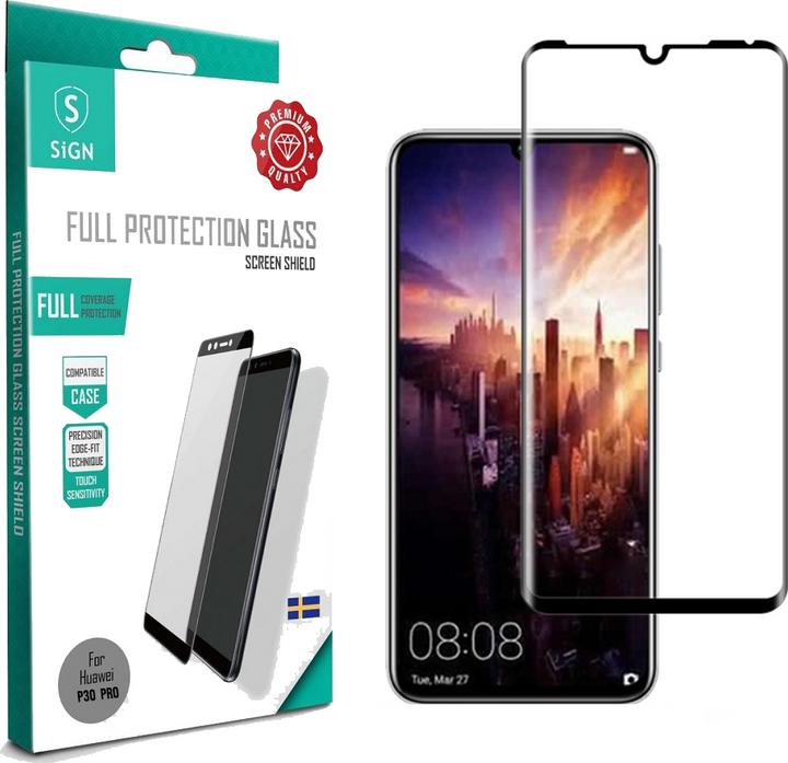 Produktbild SIGN Huawei P30 Pro 3D Screen Protector Tempered Glass (Huawei P30 Pro)