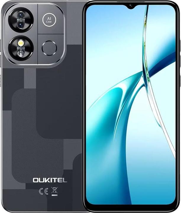 Immagine prodotto Oukitel Smartphone C57 Pro Smartphone 4Gb/128Gb, Black (128 GB, Nero, 6.52", 13 Mpx)