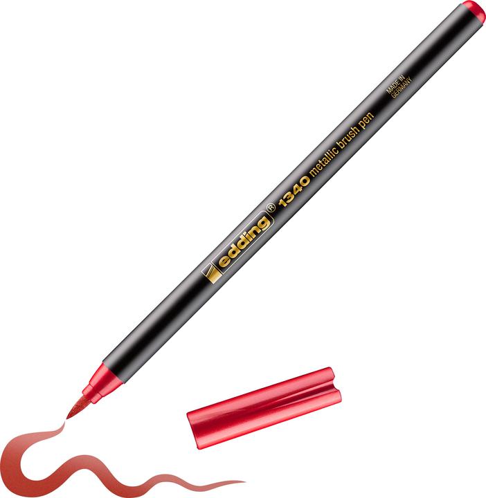 Produktbild Edding 1340 - Brushpen (Grün, Metallic, 1 x)