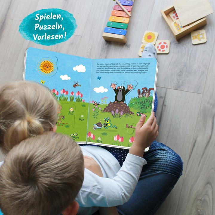 Actual product image Puzzle book Playbook Mole (10 pieces)