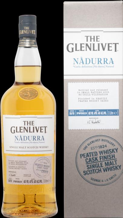 Actual product image The Glenlivet NÀDURRA Peated Whisky Cask Finish 48% Vol. 1l in gift box (Single Malt)