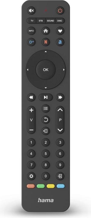 Actual product image Hama Universal remote control TV, infrared, for 4 devices, adaptive, app buttons (Universal remote control, Infrared)