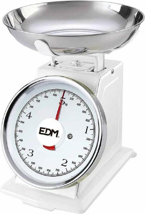 Actual product image EDM Retro kitchen scales 07523 White 5 kg