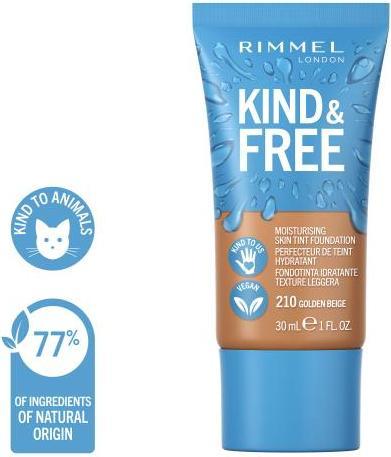 Produktbild Rimmel London Kind & Free Moisturising Skin Tint Foundation (210 Golden Beige)