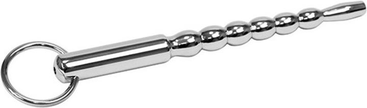 Actual product image Rimba Ribbed Hollow Penis Plug Ø 9mm