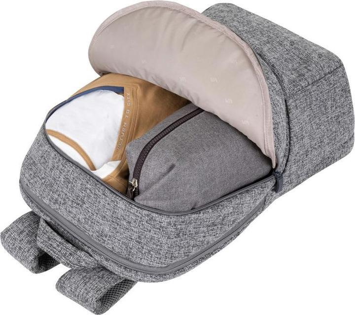 Produktbild Rivacase Laptop Rucksack, Hellgrau (15 l)