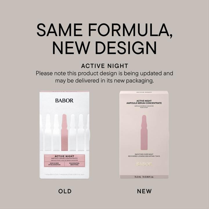 Actual product image Babor AMPOULE CONCENTRATES - Active Night 7 Days (14 ml)