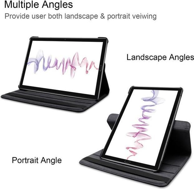 Produktbild MU Classic Rotierbare Leder Hülle (MediaPad M6 10.8)