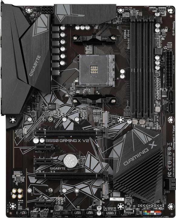Produktbild Gigabyte B550 GAMING X V2 (AM4, AMD B550, ATX)