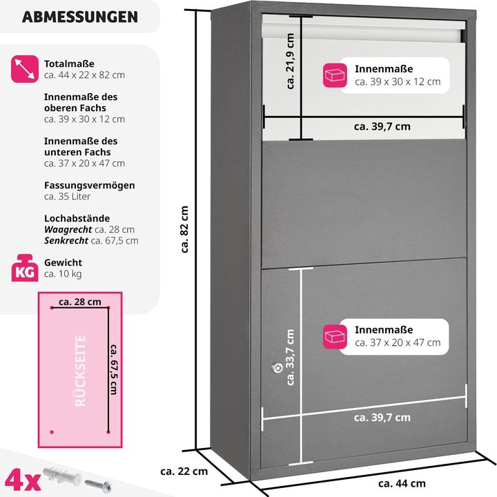 Produktbild tectake Paketbox