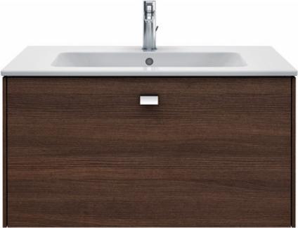 Image du produit Duravit Meuble vasque ME by Starck avec lavabo et plan de toilette 830x490mm 1 plan de toilette blanc satiné (490 mm, 830 mm)
