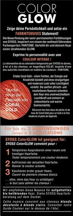 Image du produit Syoss Color Glow (16-1337 Or corail)