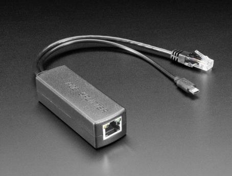 Immagine prodotto HutoPi Splitter PoE con spina MicroUSB - isolato 12W - 5V 2.4 Amp