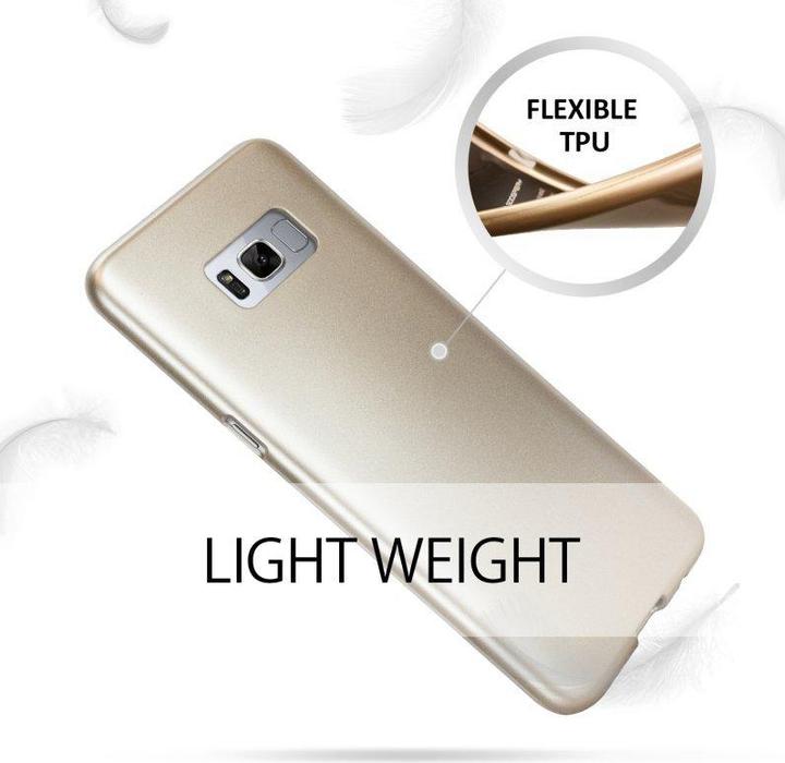Actual product image I-Jelly - Samsung Galaxy S8 case (Gold) (Samsung Galaxy S8+)