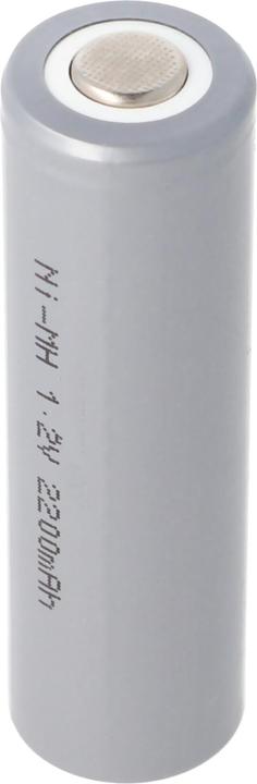 Produktbild AccuCell Akku HHR2200 Mignon AA Zelle NiMH Akku Flat Top mit (1 Stk., AA, 2200 mAh)
