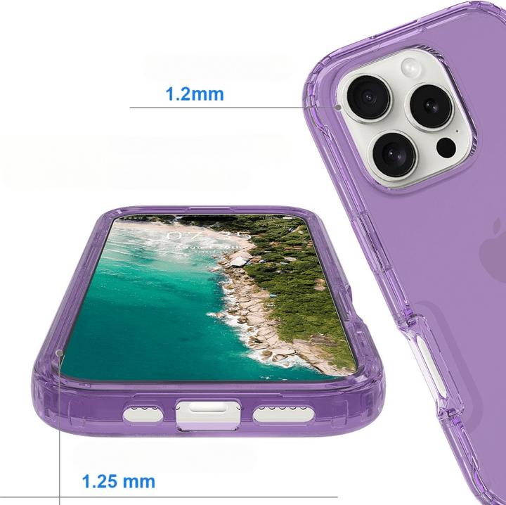 Actual product image Cover-Discount iPhone 16 Pro Max - Stossfeste Hybrid Handyhülle (Apple iPhone 16 Pro Max)