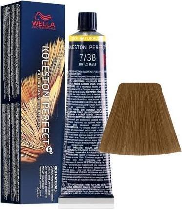 Actual product image Wella Koleston Perfect ME+ Rich Natural 7/38 60ml (7, 38)