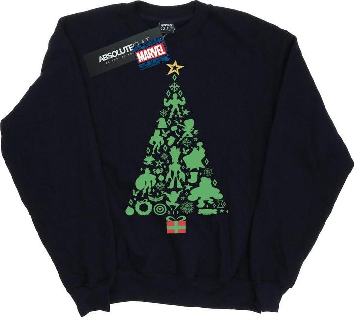 Avengers Christmas Tree Sweatshirt (XL)