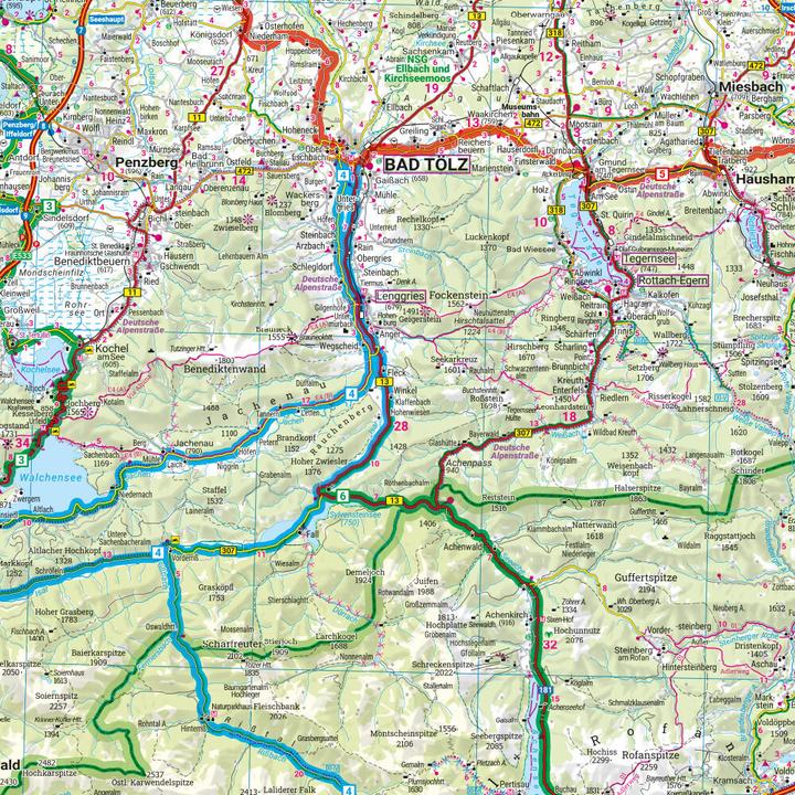 Produktbild Oberbayern - Tirol - Südtirol, Motorrad